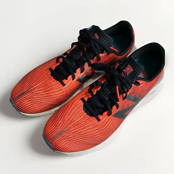 New Balance Women's Cross Country Seven Spike Running Shoes Size 9 Orange - Picture 2 of 6